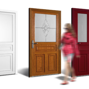 Portes d'entrée PVC Selo, collection Héritage.