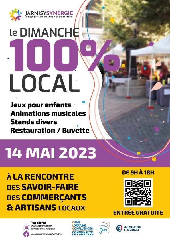 DIMANCHE 100% LOCAL À JARNY AVEC L’ESPACE ARTISANAL JP
