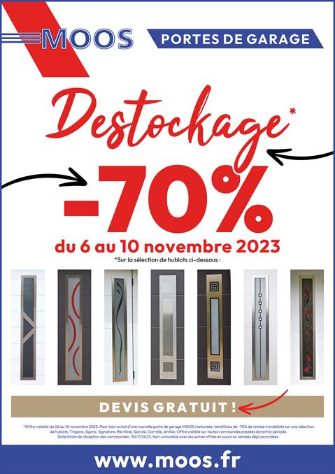 DESTOCKAGE SUR LES HUBLOTS MOOS !